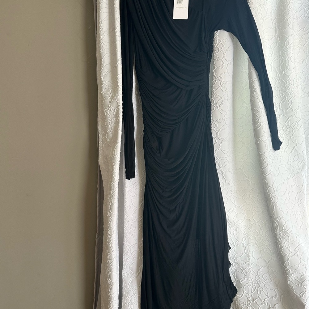 Zimmermann Charcoal Gathered Dress - Picture 7 of 10